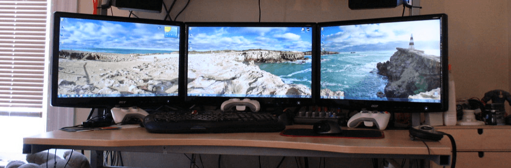 how to use 3 monitors with one pc