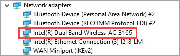 fossil føderation virksomhed SOLVED] Intel Dual Band Wireless-AC 3165 Driver Issues - Driver Easy