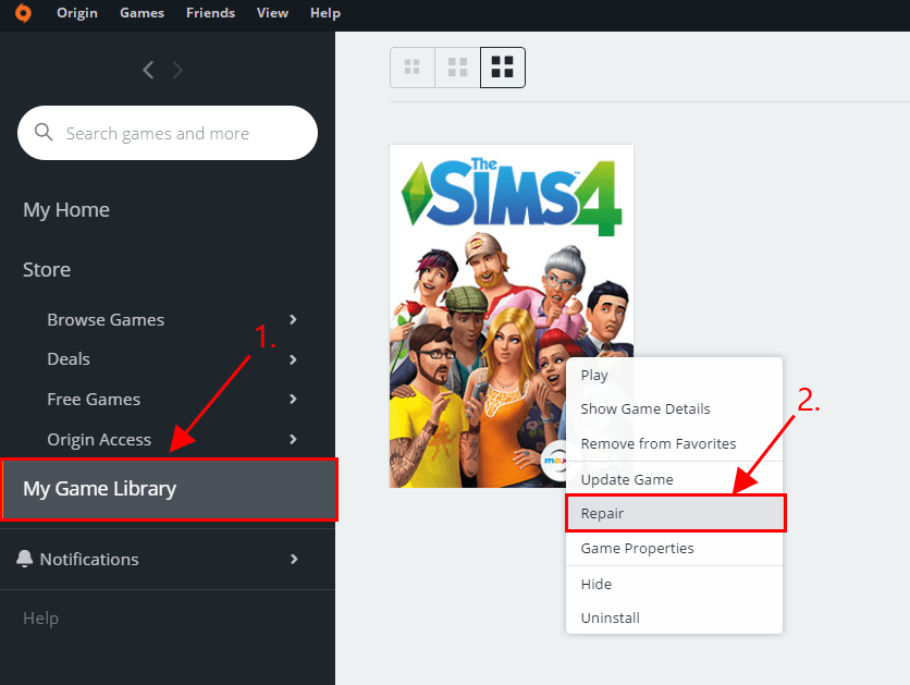 use sims 4 launcher with cracked game