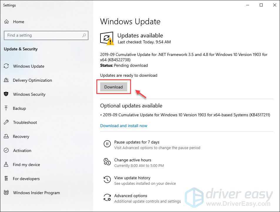 update Windows