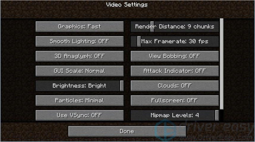 FIXED] To Fix Minecraft Lagging - Driver