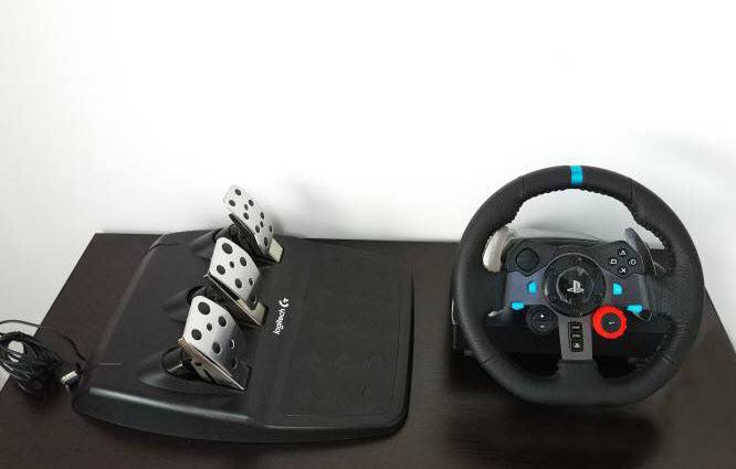 Can you connect the Logitech g27 pedals and stick shift to your pc