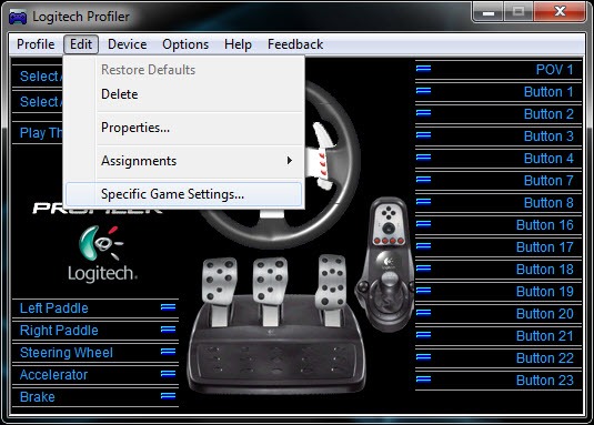 FIX] Logitech G27 Profiler Update 