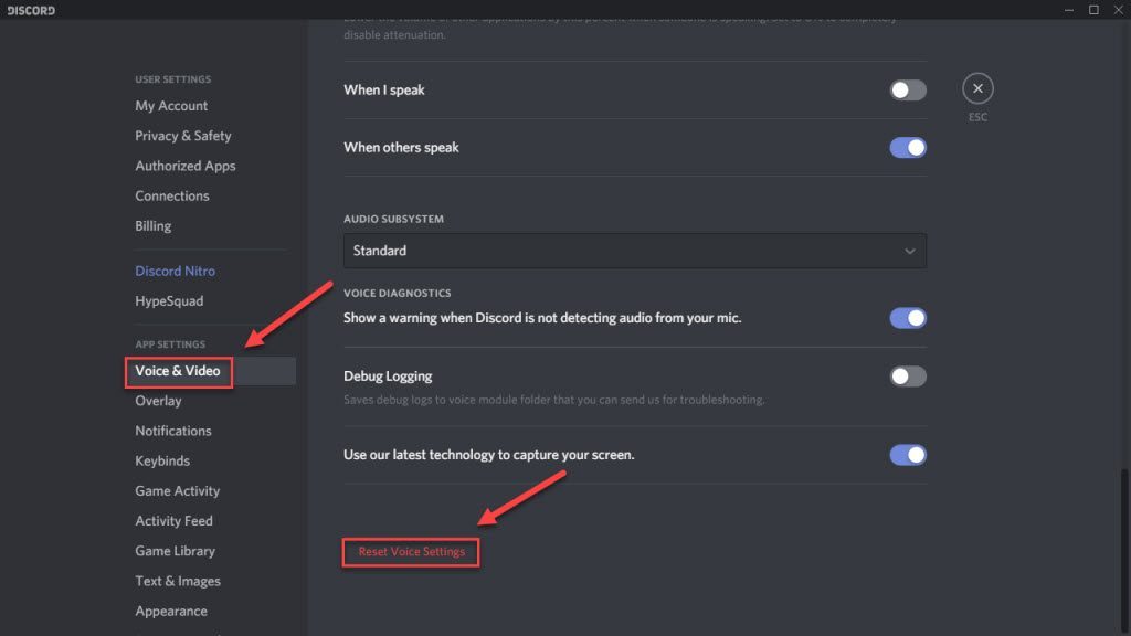 screen sharing discord volume issue