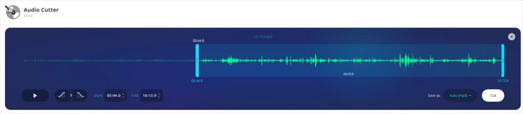 audio editor online frree