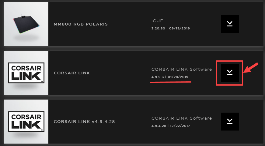 corsair link download windows 10