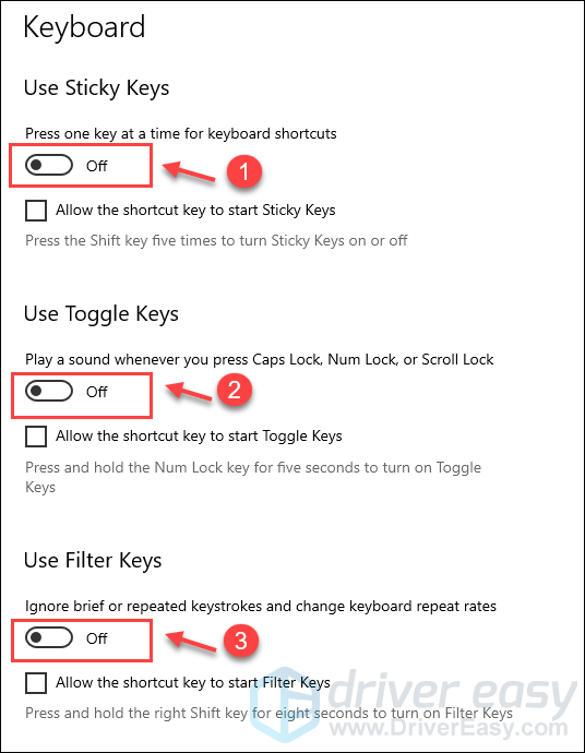 enter key brings up power options