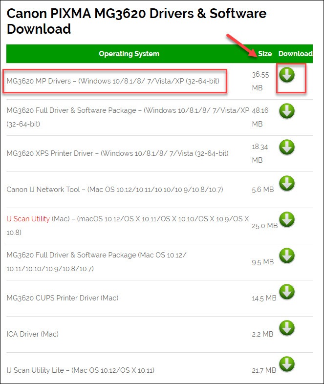 Canon Mg3600 Driver Download Mac