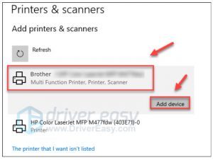 brother printer install driver