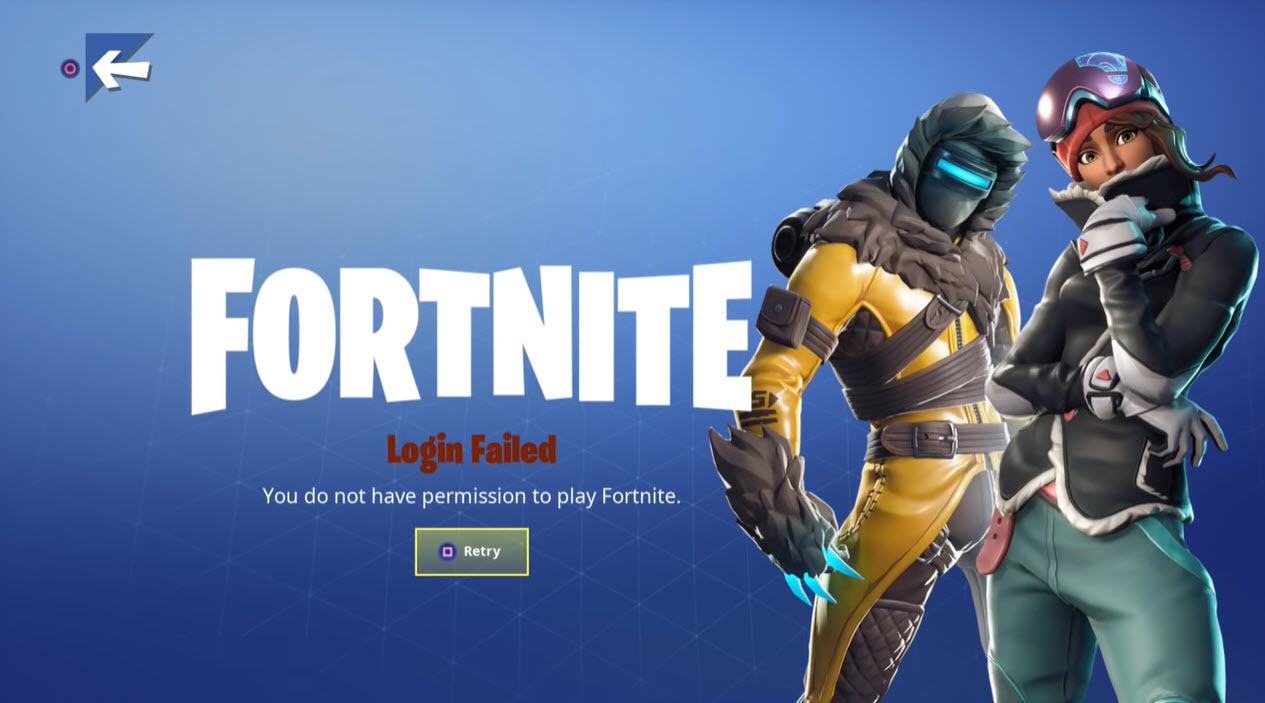 Fixed You Do Not Have Permission To Play Fortnite Error