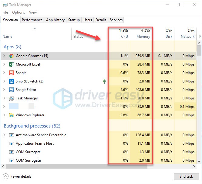 task manager keeps crashing