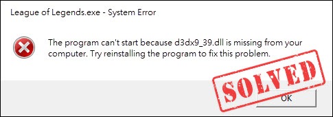 Solved: How To Fix League of Legends Critical Error 