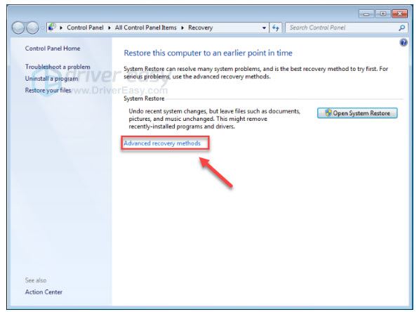 how to factory reset windows 7