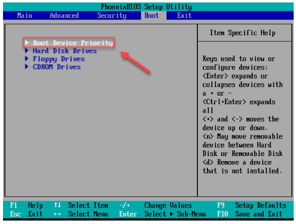 windows factory reset without cd