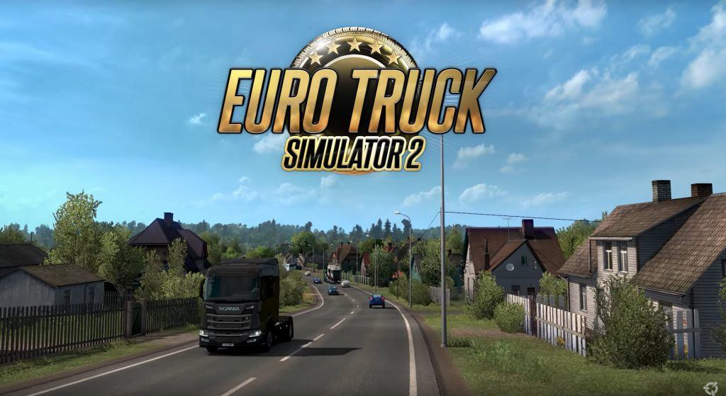 euro truck simulator 2 game launches but no video