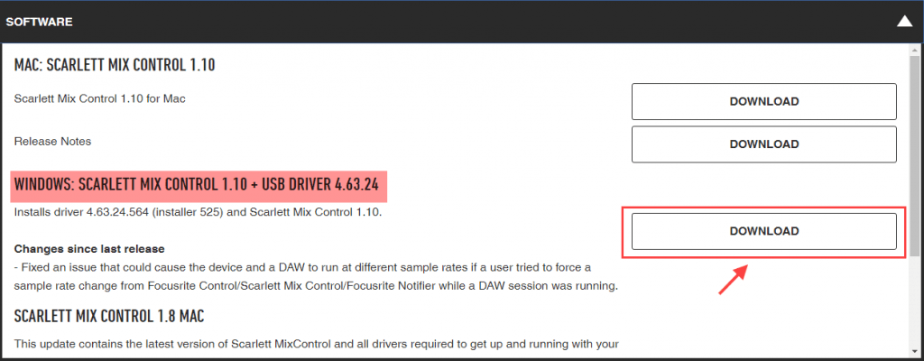 download Focusrite Scarlett Driver for Windows