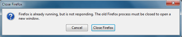 firefox not closing on exit