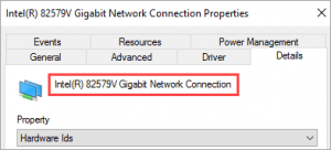 intel 82579v network adapter driver