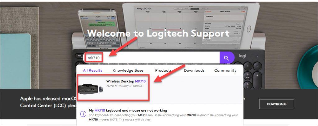 Logitech MK710 Download & Update - Easy