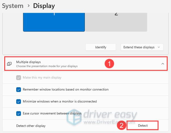 Third Monitor Not Detected? Here's the real fix! - Driver Easy