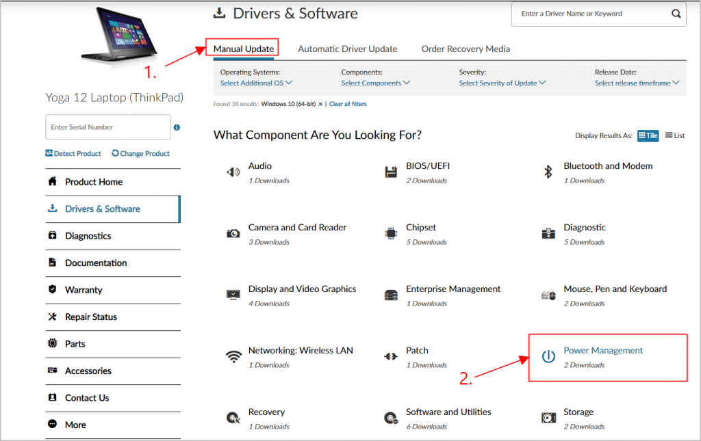 how do i open lenovo energy management windows 10