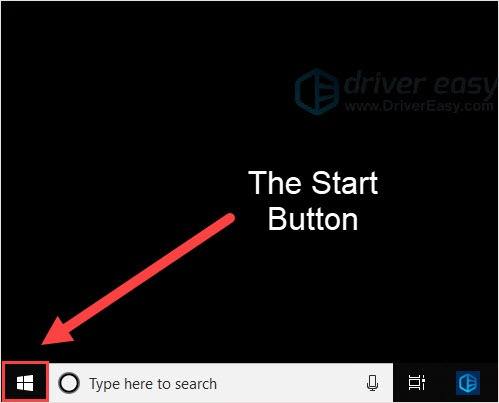 Find The Start Button On Windows 10 Driver Easy