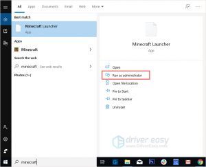 how to fix minecraft launcher unable to save download