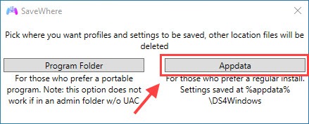 how to disable xinput on ds4windows