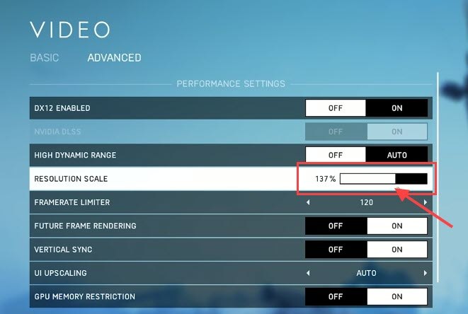 change resolution scale