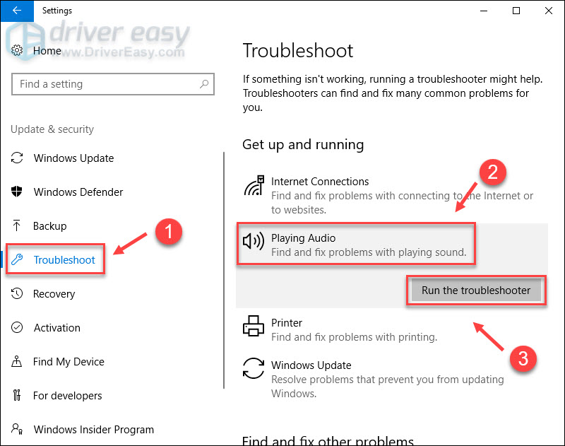 listen to this device delay windows 10