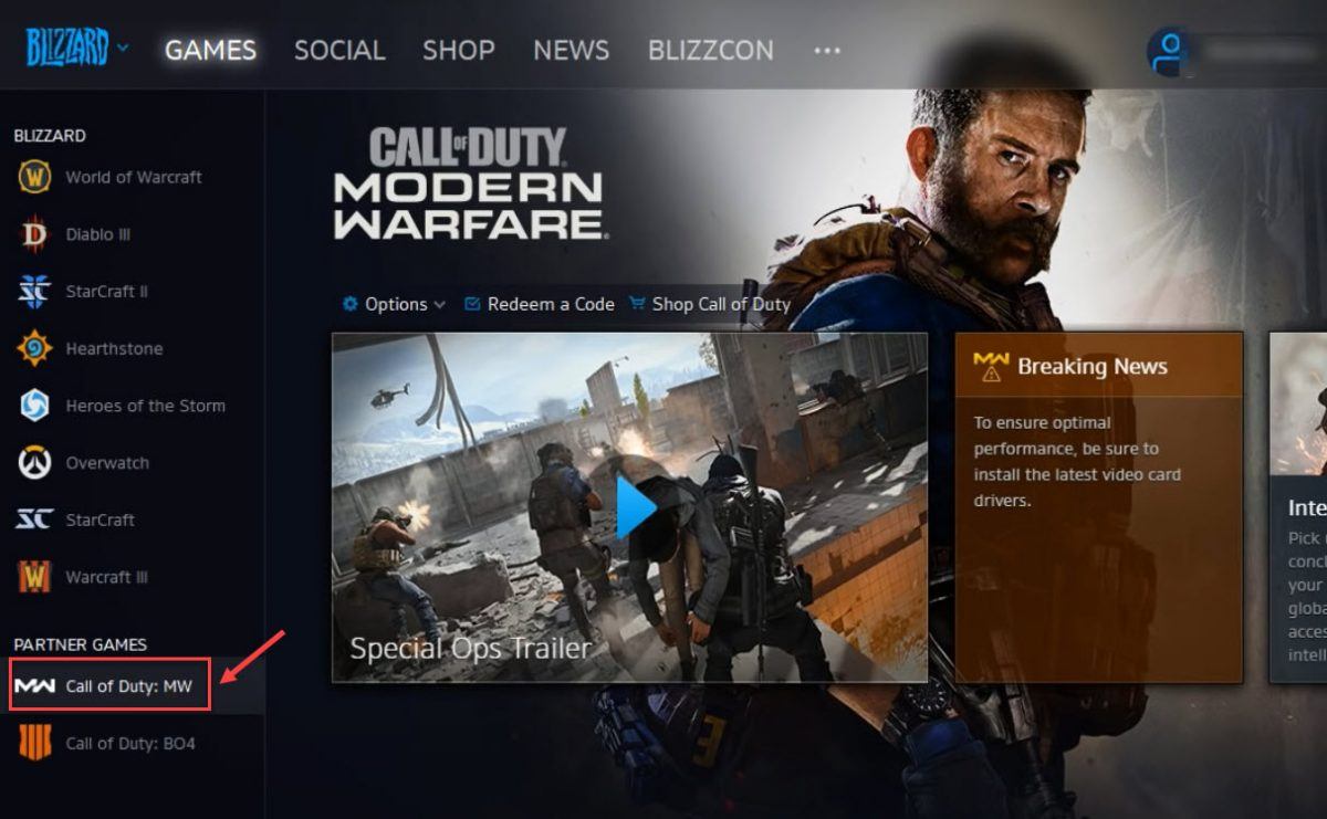 Important! How to install COD: Modern Warfare on your PC with the Blizzard  App (Battle.net client) - FAQ - Gamesplanet.com