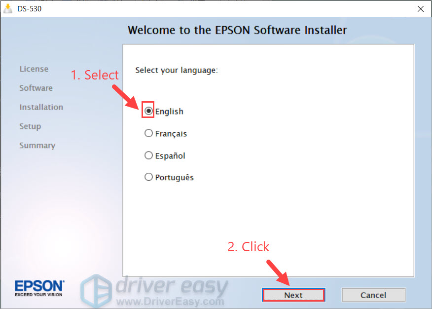 Epson DS-530 driver download for Windows 10, 8 or 7 ...