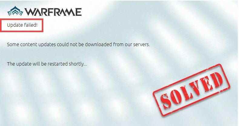 Account update failed. Warframe DIRECTX. Warframe возникла ошибка при проведении транзакции.