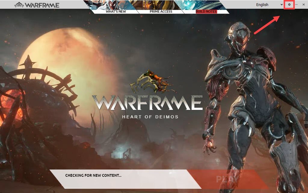 change settings Warframe