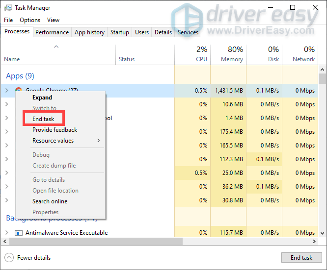 close RAM intensive tasks increase FPS in Minecraft