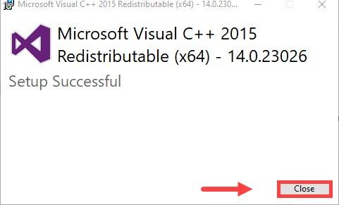 repair Microsoft Visual C++; update failed; Warframe