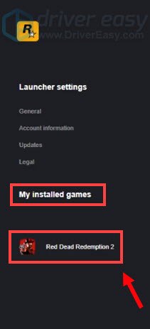 Steam says Red dead redemption 2 is not installed but the settings