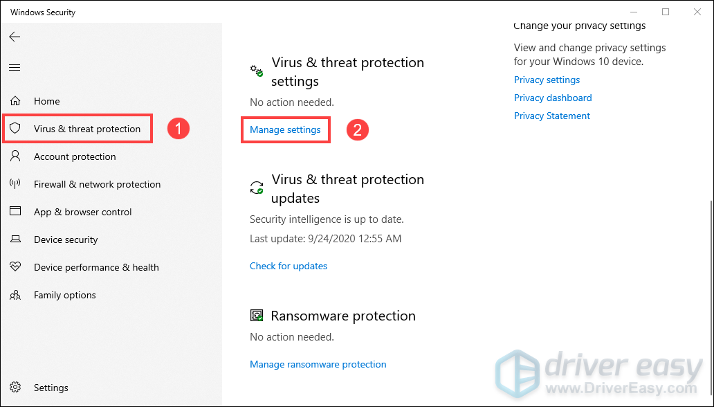 exclude RDR2 from Windows Defender Antivirus scans