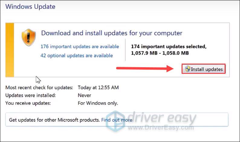 windows 7 install updates 5