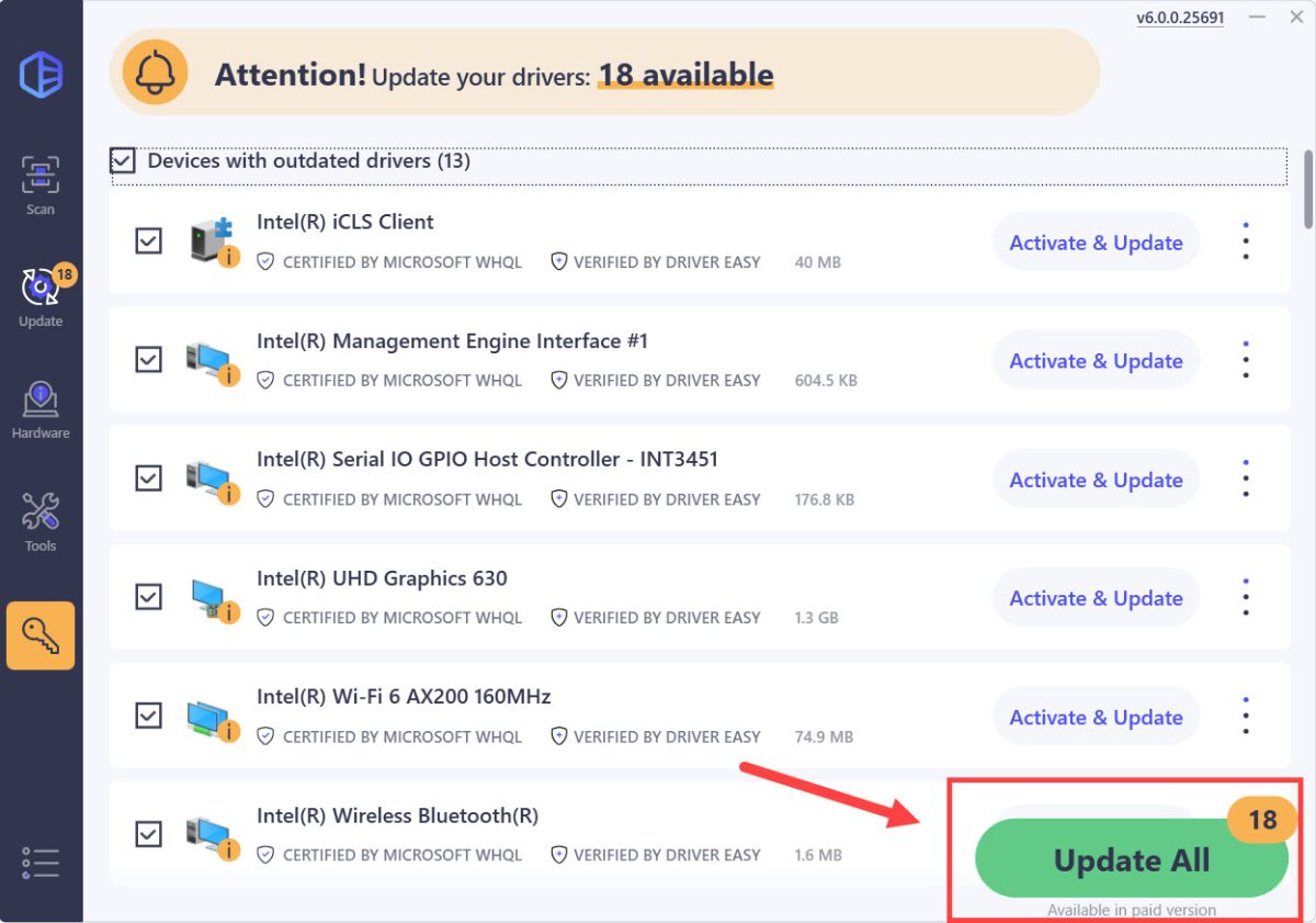 Update Drivers in Windows 10. Easily & Quickly - Driver Easy