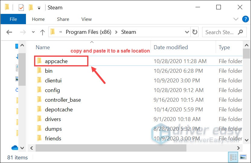 steam not showing up in add remove programs