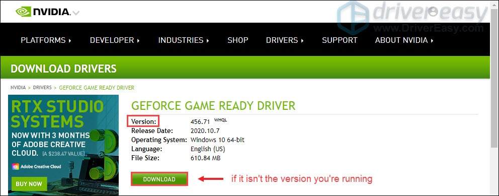 download NVIDIA graphics drivers