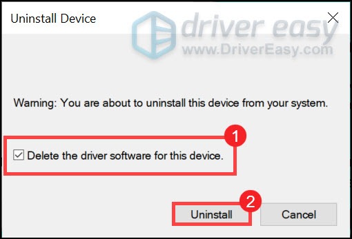 uninstall mouse driver