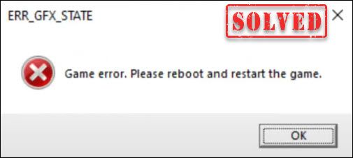 Red Dead Redemption 2: How To Fix ERR_GFX_STATE Crashes