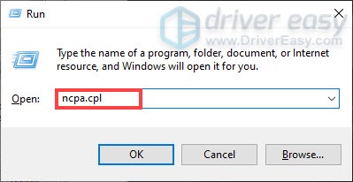 open network connections window to set a static ip address
