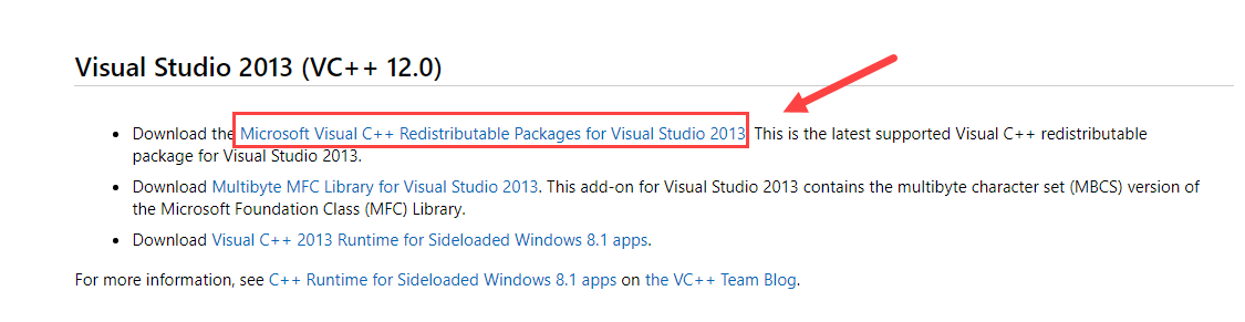 how to repair visual studio 2013