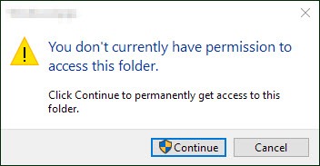 lost permissions windows 10