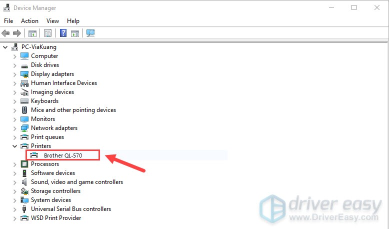 brother ql-570 driver download windows 10