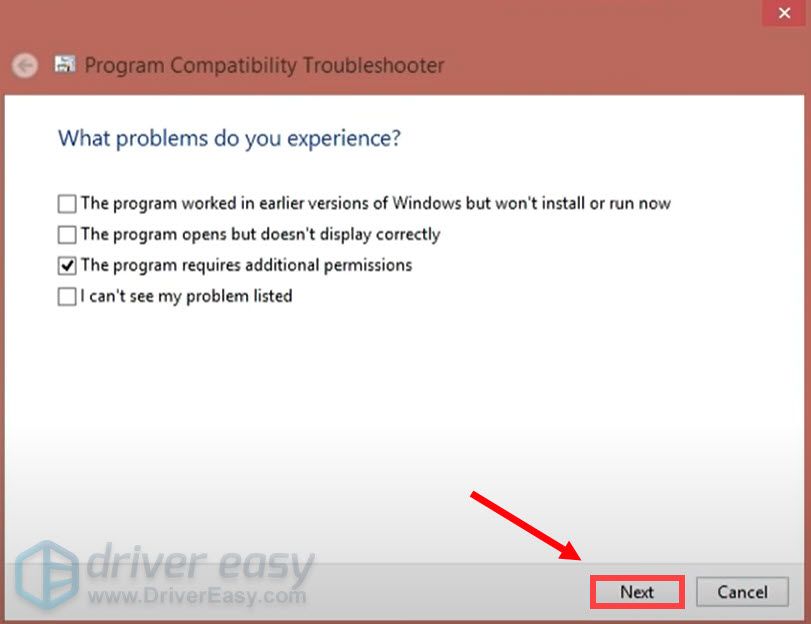 run compatibility troubleshooter to fix VALORANT error code 43