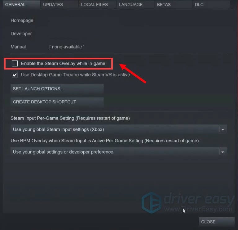 disable Steam overlay Halo 4